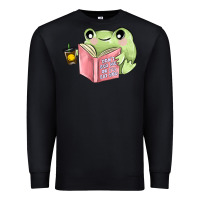 Black dont bug me or ı will eat you Premium Sweatshirt - MaliasSmallBusiness