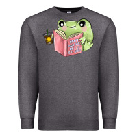 Charcoal Heather dont bug me or ı will eat you Premium Sweatshirt - MaliasSmallBusiness