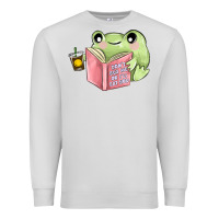 Dove Grey dont bug me or ı will eat you Premium Sweatshirt - MaliasSmallBusiness