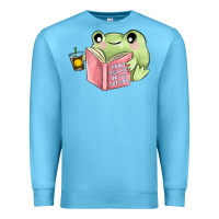 Ocean Blue dont bug me or ı will eat you Premium Sweatshirt - MaliasSmallBusiness