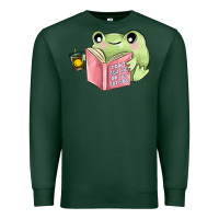 Sports Green dont bug me or ı will eat you Premium Sweatshirt - MaliasSmallBusiness