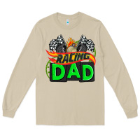 Mushroom racing dad with racing oto equipment Long Sleeve Tee - AdoDesignShop