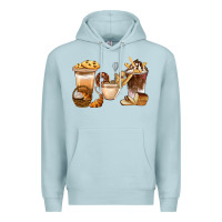 Blue Mist Bakery Coffee Cups With Cookie Bbs Premium Hoodie - BundleAndBundleShop