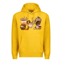 Lemon Bakery Coffee Cups With Cookie Bbs Premium Hoodie - BundleAndBundleShop