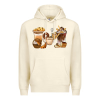 Sandshell Bakery Coffee Cups With Cookie Bbs Premium Hoodie - BundleAndBundleShop