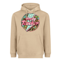 Mushroom happy teacher lighting bolt Heavyweight Hoodie - MaliasSmallBusiness