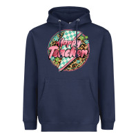 Happy Teacher Lighting Bolt Heavyweight Hoodie | Teevron