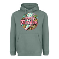 Sage happy teacher lighting bolt Heavyweight Hoodie - MaliasSmallBusiness
