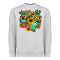 Texas Map Heavyweight Sweatshirt | Teevron