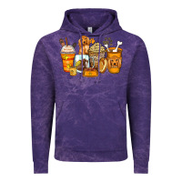 Cloud Purple cocker spaniel coffee cups Vintage Hoodie - Zillion Design Studio