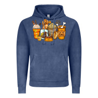Vintage Denim cocker spaniel coffee cups Vintage Hoodie - Zillion Design Studio