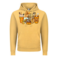 Vintage Mustard cocker spaniel coffee cups Vintage Hoodie - Zillion Design Studio