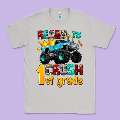 Ready To School Crush 1st Grade Classic Tee Designed By Adodesignshop