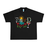 Black tanned and tipsy Urban Heavy Tee - SublimationCraftShop