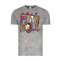 Cloud Rock play ball baseball Vintage Tee - Zillion Design Studio