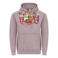 Vintage Zinc Chihuahua coffee cups Vintage Hoodie - Zillion Design Studio