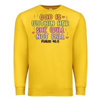 Lemon god is within her she will not fall Premium Sweatshirt - MaliasSmallBusiness
