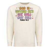 Sandshell god is within her she will not fall Premium Sweatshirt - MaliasSmallBusiness