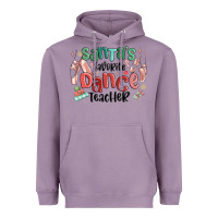 Lavender santa's favorite dance teacher Heavyweight Hoodie - MaliasSmallBusiness