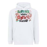 White santa's favorite dance teacher Heavyweight Hoodie - MaliasSmallBusiness