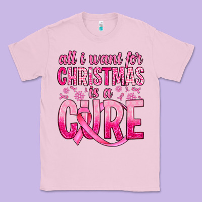 All I Want For Christmas Is A Cure Classic Tee Designed By Jahusdesignshop