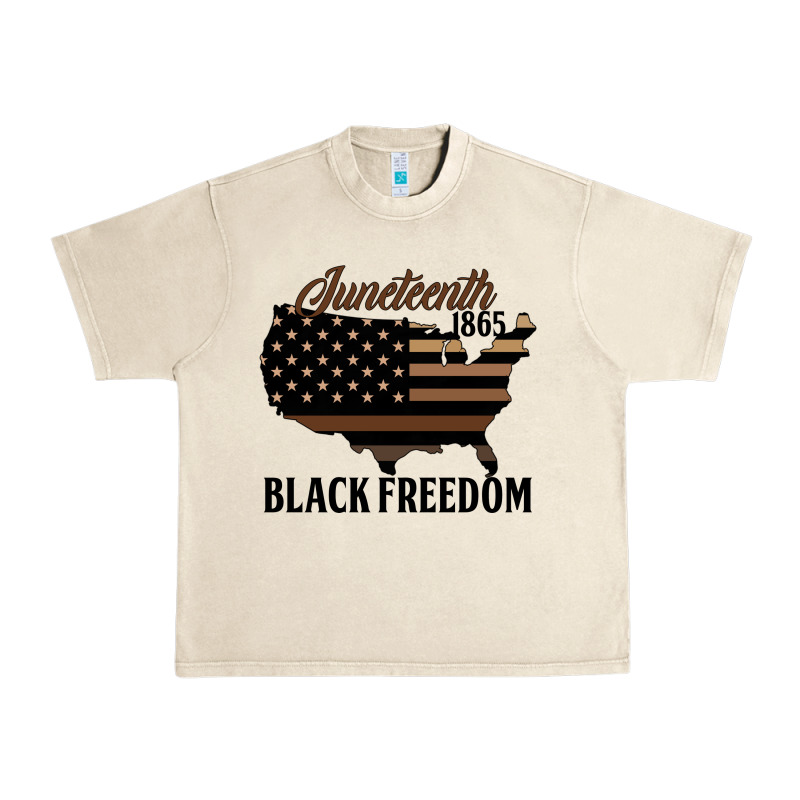 Juneteenth 1865 Black Freedom Urban Heavy Tee by HRA Design Shop | Teevron
