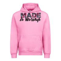 Fuchsia Pink Made to Worship Urban Hoodie - Bettercallsaul