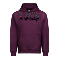Mauve Wine Made to Worship Urban Hoodie - Bettercallsaul