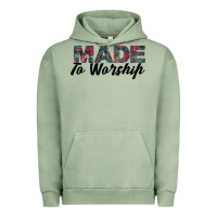 Pigment Oil Green Made to Worship Urban Hoodie - Bettercallsaul