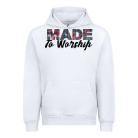 White Made to Worship Urban Hoodie - Bettercallsaul