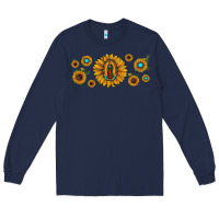 Navy sunflower lady of guadalupe Long Sleeve Tee - JahusDesignShop