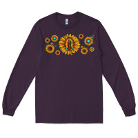 Plum sunflower lady of guadalupe Long Sleeve Tee - JahusDesignShop