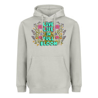 Moon Dust live life in full bloom Heavyweight Hoodie - MaliasSmallBusiness