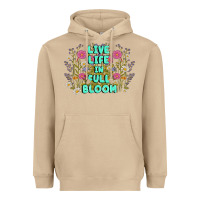 Mushroom live life in full bloom Heavyweight Hoodie - MaliasSmallBusiness