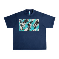 Navy cowhide glitter  cup Urban Heavy Tee - BarkalooDesign