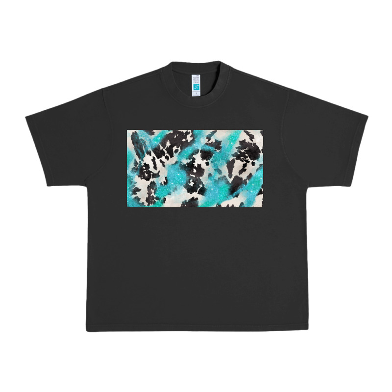 Cowhide Glitter  Cup Urban Heavy Tee by BarkalooDesign | Teevron
