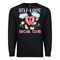 Black self love social club Premium Sweatshirt - MaliasSmallBusiness