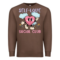 Chestnut self love social club Premium Sweatshirt - MaliasSmallBusiness