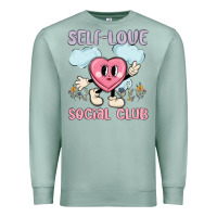 Seafoam self love social club Premium Sweatshirt - MaliasSmallBusiness