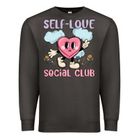 Smoke self love social club Premium Sweatshirt - MaliasSmallBusiness