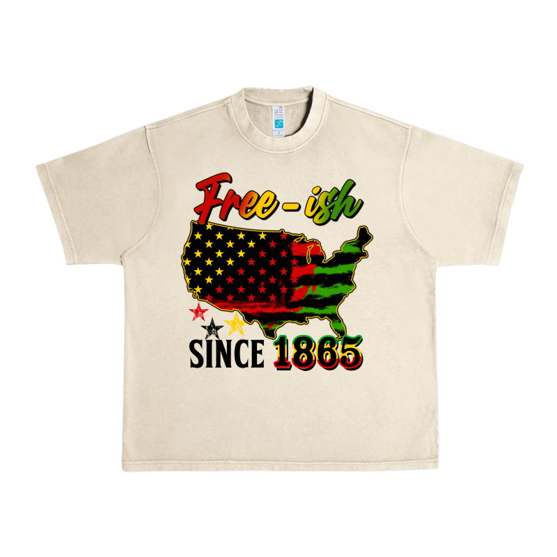 Free Ish Since 1865 Urban Heavy Tee by HRA Design Shop | Teevron