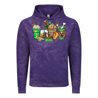 Cloud Purple yorkshire terrier coffee cups Vintage Hoodie - Zillion Design Studio