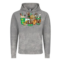 Cloud Rock yorkshire terrier coffee cups Vintage Hoodie - Zillion Design Studio