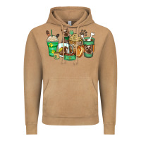 Vintage Camel yorkshire terrier coffee cups Vintage Hoodie - Zillion Design Studio