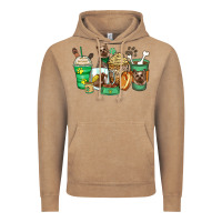 Vintage Coffee yorkshire terrier coffee cups Vintage Hoodie - Zillion Design Studio