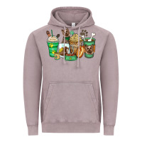 Vintage Zinc yorkshire terrier coffee cups Vintage Hoodie - Zillion Design Studio