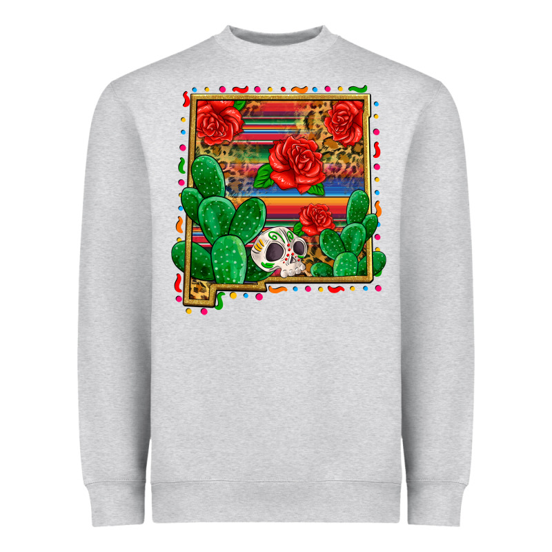 New Mexico Map Heavyweight Sweatshirt by Zillion Design Studio | Teevron