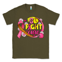 Army Green breast cancer go fight cure softball Classic Tee - JahusDesignShop