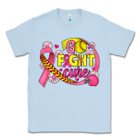 Dusty Blue breast cancer go fight cure softball Classic Tee - JahusDesignShop