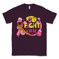Plum breast cancer go fight cure softball Classic Tee - JahusDesignShop
